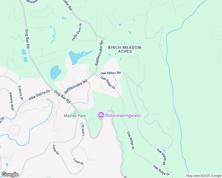 map of restaurants, bars, coffee shops, grocery stores, and more near 21450 Oak Ridge Drive in Grass Valley