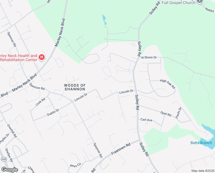 map of restaurants, bars, coffee shops, grocery stores, and more near 7804 Jandell Ct in Glen Burnie