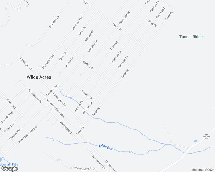 map of restaurants, bars, coffee shops, grocery stores, and more near 422 Raccoon Drive in Winchester