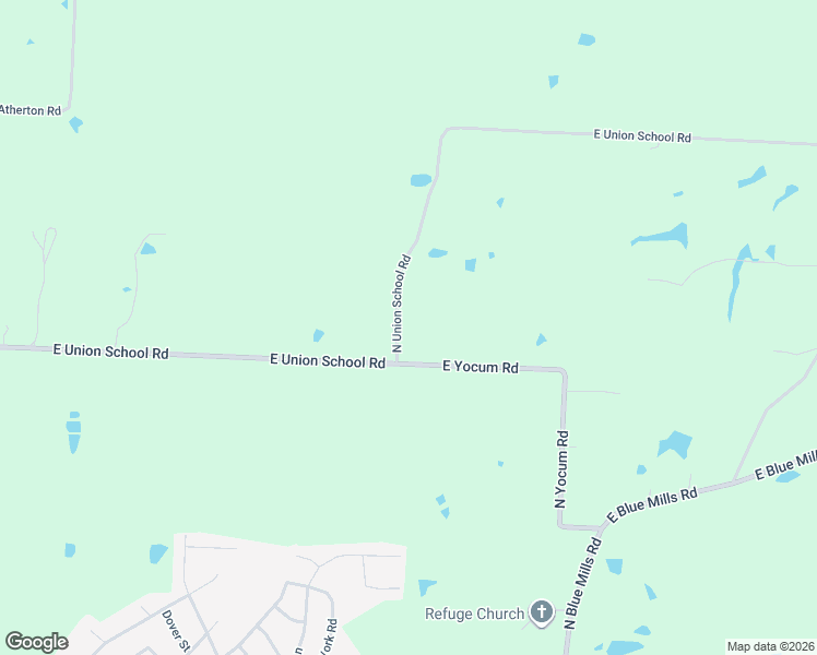 map of restaurants, bars, coffee shops, grocery stores, and more near 2620 North Union School Road in Independence