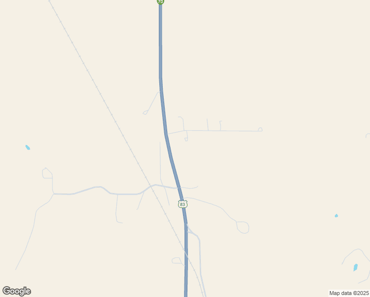 map of restaurants, bars, coffee shops, grocery stores, and more near U.S. 83 in Oakley