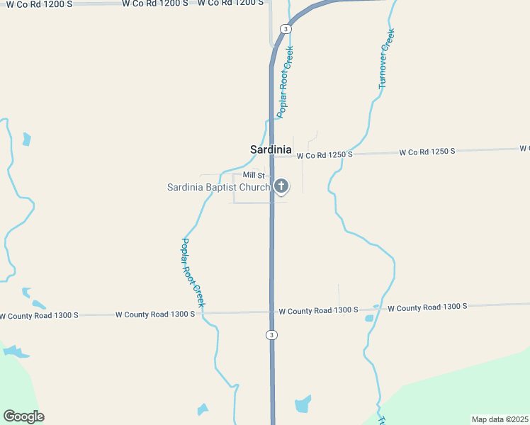 map of restaurants, bars, coffee shops, grocery stores, and more near 12613 Indiana 3 in Westport