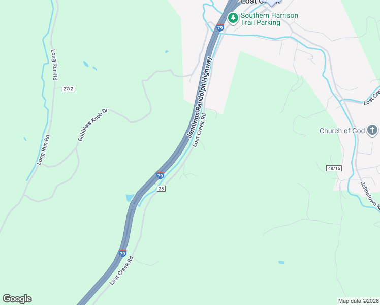 map of restaurants, bars, coffee shops, grocery stores, and more near County Route 25 in Harrison County