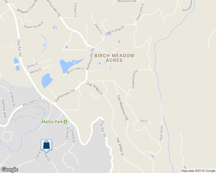 map of restaurants, bars, coffee shops, grocery stores, and more near 21335 Leslie Drive in Grass Valley