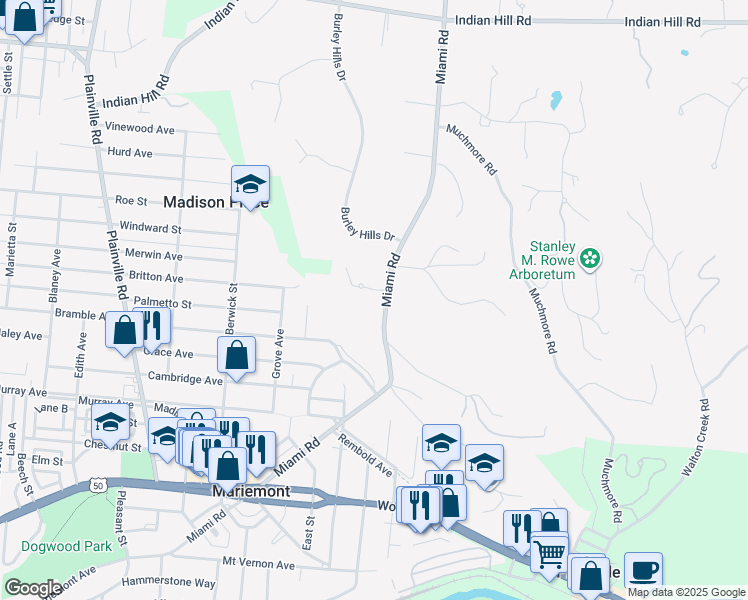 645 Indian Hill Trail, Cincinnati OH Walk Score