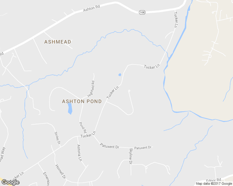 map of restaurants, bars, coffee shops, grocery stores, and more near 1505 Tucker Ln in Ashton