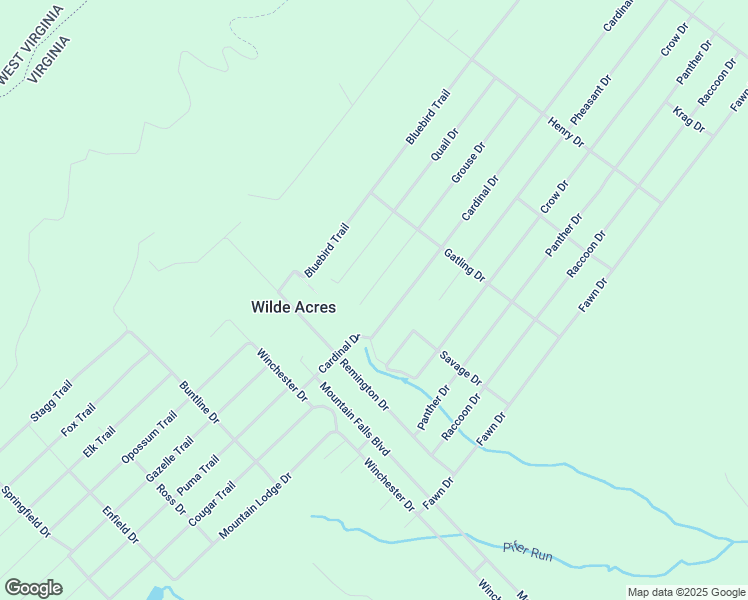 map of restaurants, bars, coffee shops, grocery stores, and more near 410 Grouse Drive in Winchester