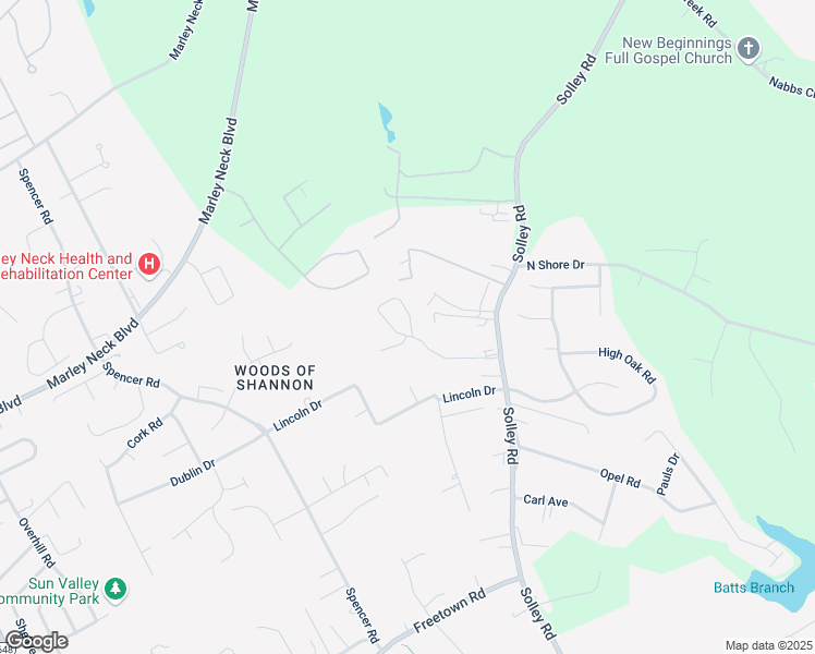map of restaurants, bars, coffee shops, grocery stores, and more near 750 Millhouse Drive in Glen Burnie