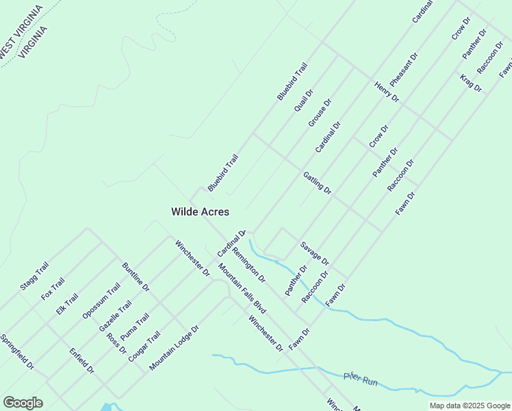 map of restaurants, bars, coffee shops, grocery stores, and more near 410 Grouse Drive in Winchester