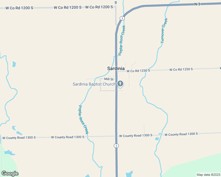 map of restaurants, bars, coffee shops, grocery stores, and more near 12613 Indiana 3 in Westport