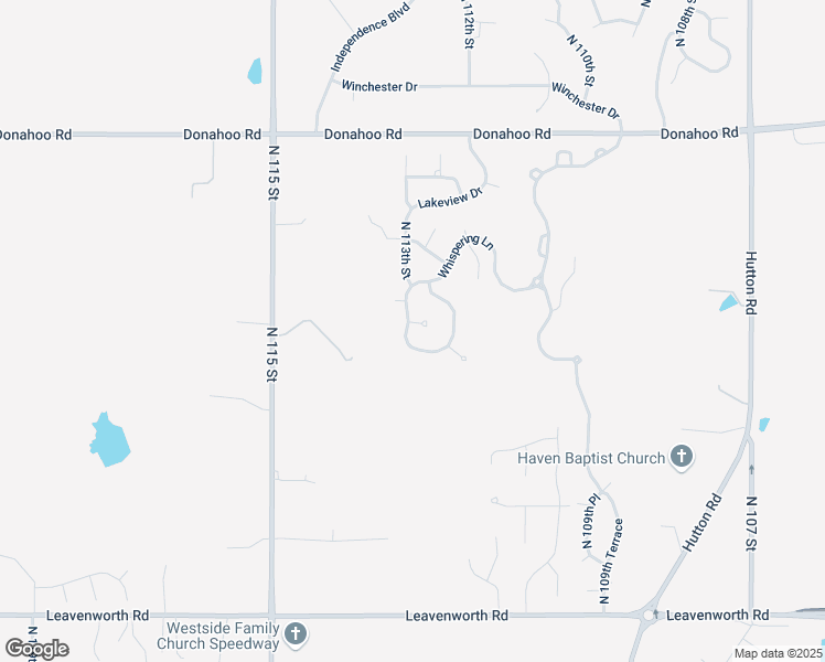 map of restaurants, bars, coffee shops, grocery stores, and more near 3540 North 113th Street in Kansas City