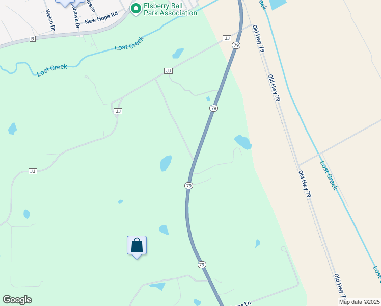 map of restaurants, bars, coffee shops, grocery stores, and more near in Elsberry