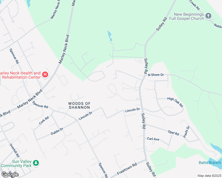map of restaurants, bars, coffee shops, grocery stores, and more near 714 Millhouse Drive in Glen Burnie