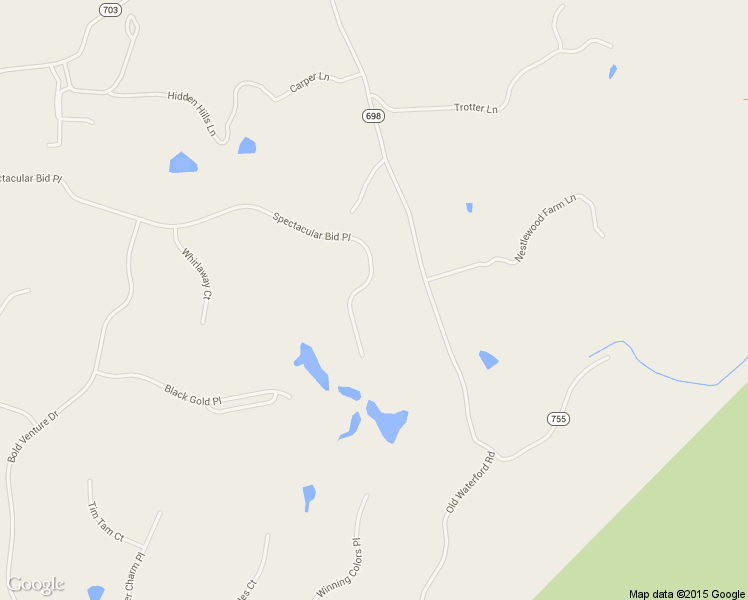map of restaurants, bars, coffee shops, grocery stores, and more near 40858 Spectacular Bid Place in Leesburg