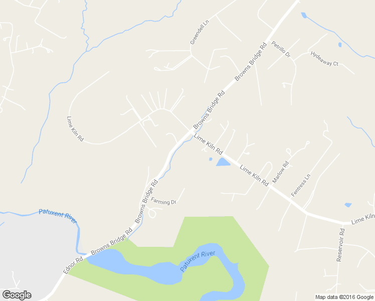 map of restaurants, bars, coffee shops, grocery stores, and more near 12671 Lime Kiln Rd in Howard