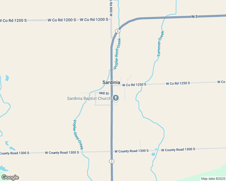 map of restaurants, bars, coffee shops, grocery stores, and more near 12544 Indiana 3 in Westport