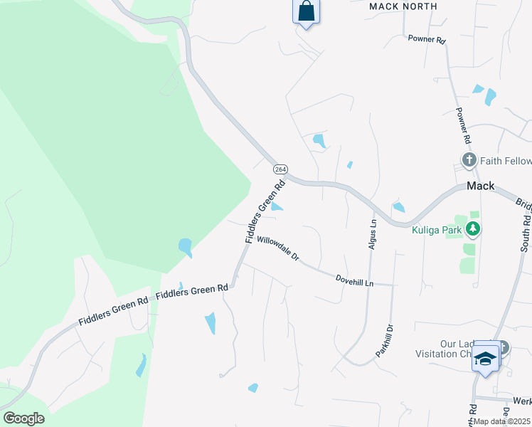 map of restaurants, bars, coffee shops, grocery stores, and more near 3416 Fiddlers Green Road in Cincinnati