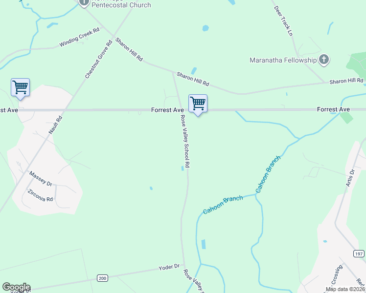 map of restaurants, bars, coffee shops, grocery stores, and more near 1255 Rose Valley School Road in Dover