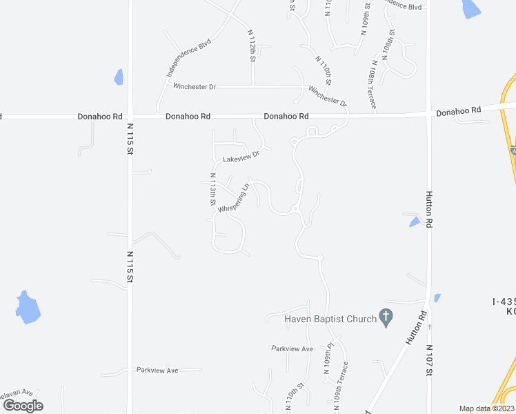 map of restaurants, bars, coffee shops, grocery stores, and more near 2763 North 112th Street in Kansas City