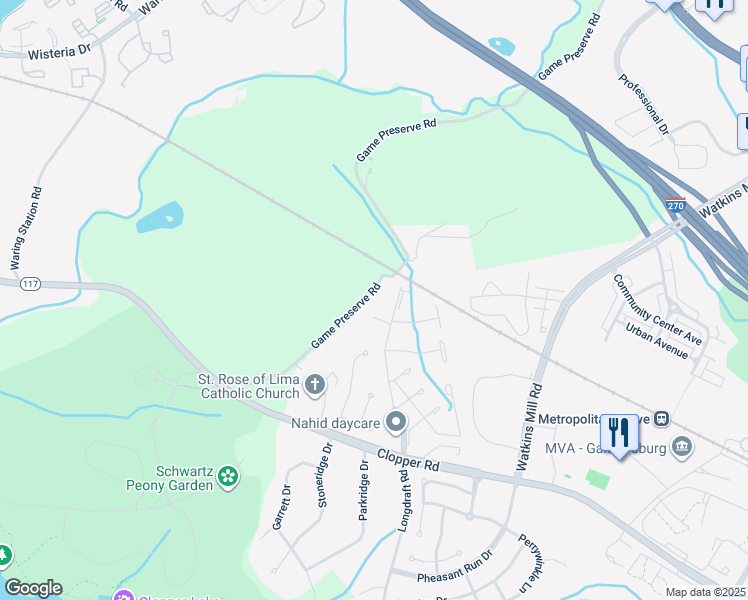 11596 Game Preserve Road, Gaithersburg MD Walk Score