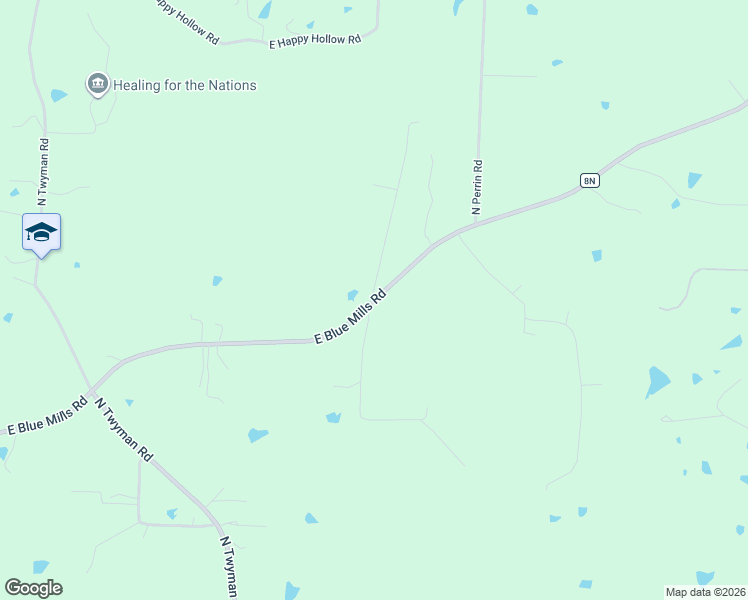 map of restaurants, bars, coffee shops, grocery stores, and more near 24309 East Blue Mills Road in Independence