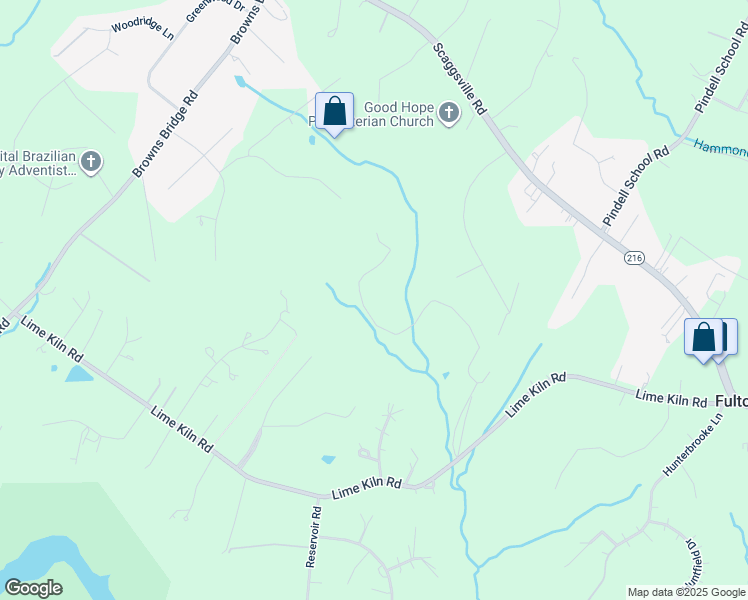map of restaurants, bars, coffee shops, grocery stores, and more near 12176 Nicolar Drive in Fulton