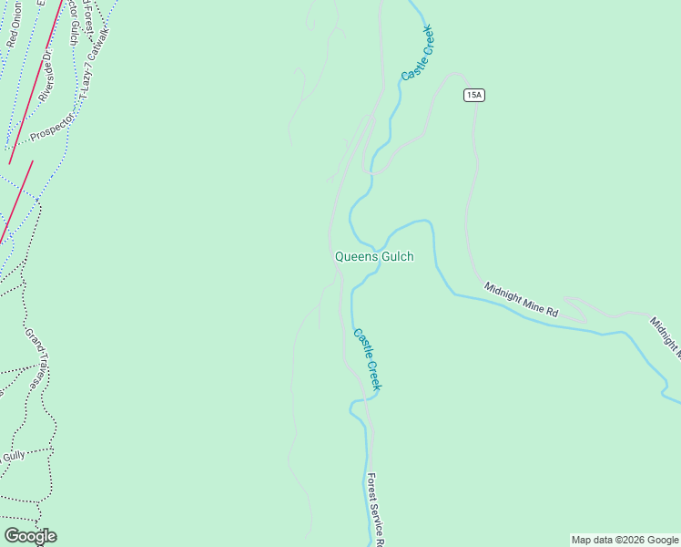 map of restaurants, bars, coffee shops, grocery stores, and more near 3200 Castle Creek Road in Aspen