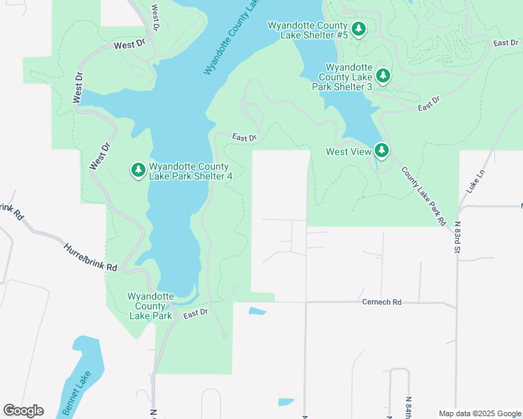 map of restaurants, bars, coffee shops, grocery stores, and more near 8750 Sortor Drive in Kansas City