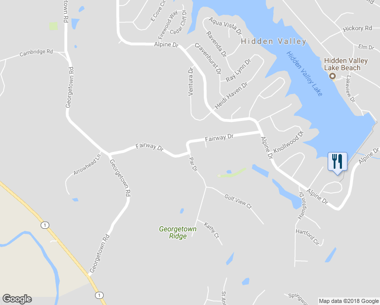 map of restaurants, bars, coffee shops, grocery stores, and more near 1661 Fairway Drive in Lawrenceburg