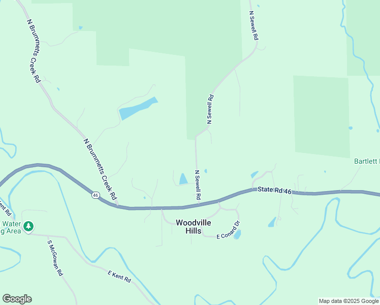 map of restaurants, bars, coffee shops, grocery stores, and more near 101 North Sewell Road in Bloomington