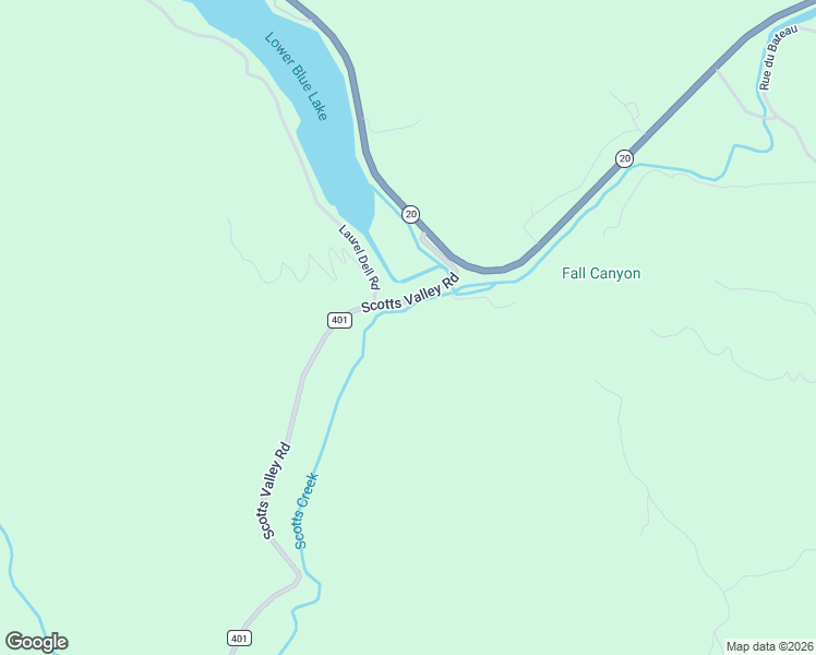 map of restaurants, bars, coffee shops, grocery stores, and more near 8975 Scotts Valley Road in Upper Lake