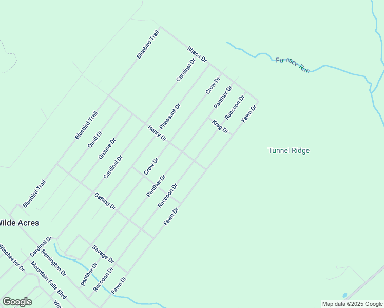 map of restaurants, bars, coffee shops, grocery stores, and more near 703 Raccoon Drive in Winchester