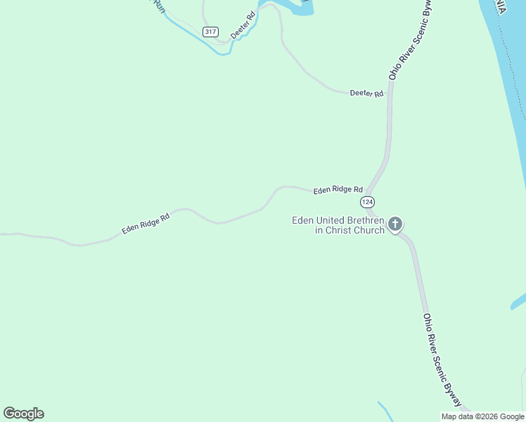 map of restaurants, bars, coffee shops, grocery stores, and more near 53755 Eden Ridge Road in Reedsville