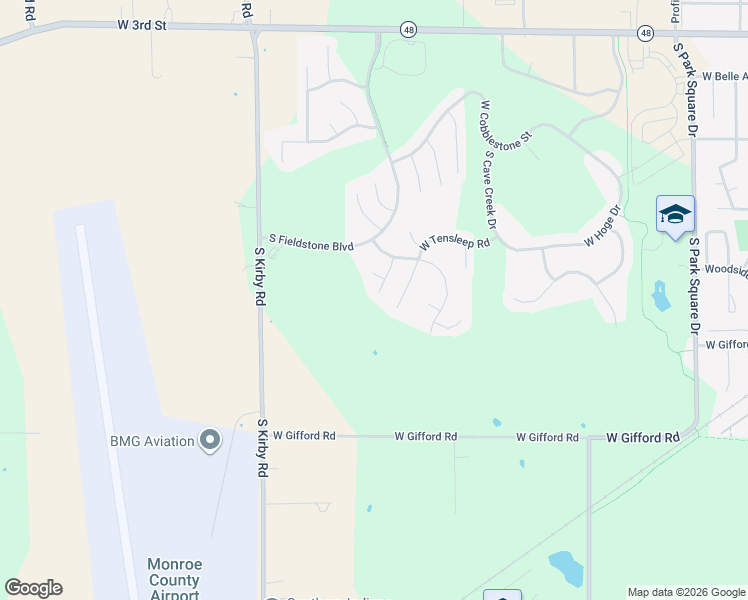 map of restaurants, bars, coffee shops, grocery stores, and more near 747 South Bosell Court in Bloomington
