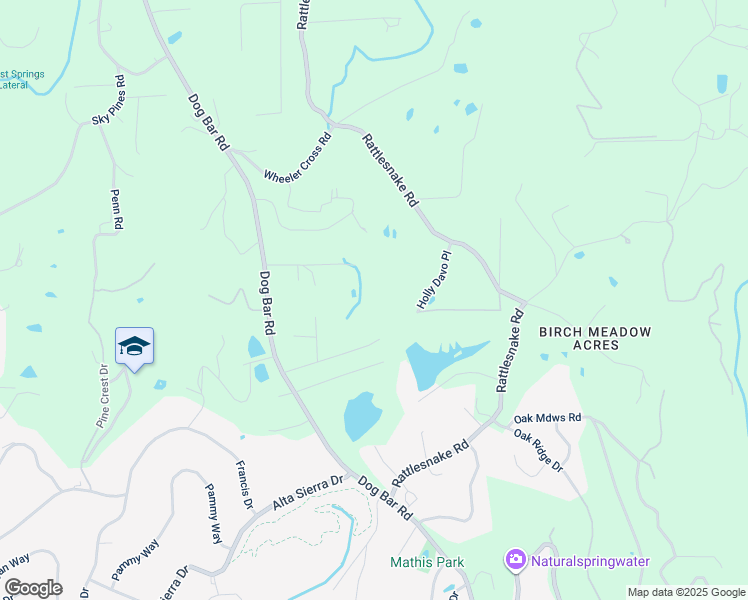 map of restaurants, bars, coffee shops, grocery stores, and more near 16175 Holly Davo Place in Grass Valley