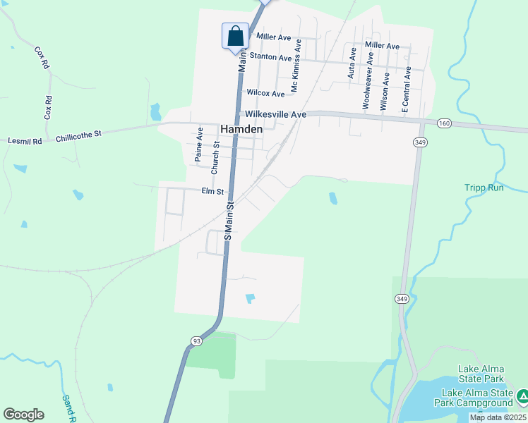 map of restaurants, bars, coffee shops, grocery stores, and more near 97 John Street in Hamden