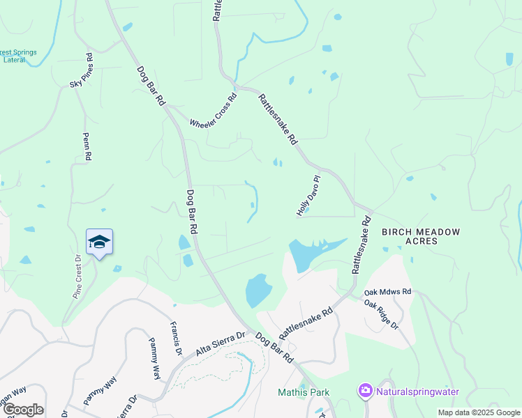 map of restaurants, bars, coffee shops, grocery stores, and more near 16175 Holly Davo Place in Grass Valley