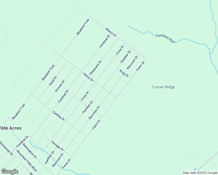 map of restaurants, bars, coffee shops, grocery stores, and more near 703 Raccoon Drive in Winchester