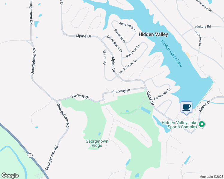 map of restaurants, bars, coffee shops, grocery stores, and more near 1510 Fairway Drive in Lawrenceburg