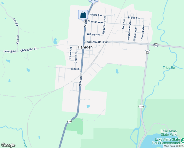 map of restaurants, bars, coffee shops, grocery stores, and more near 97 John Street in Hamden