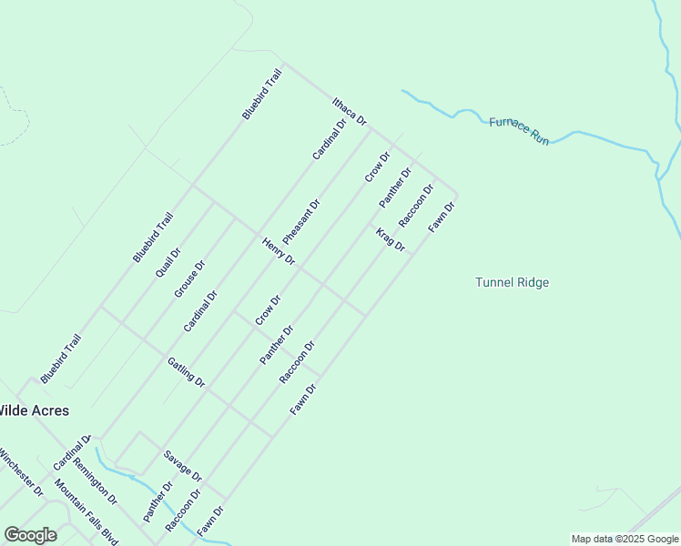 map of restaurants, bars, coffee shops, grocery stores, and more near 706 Panther Drive in Winchester