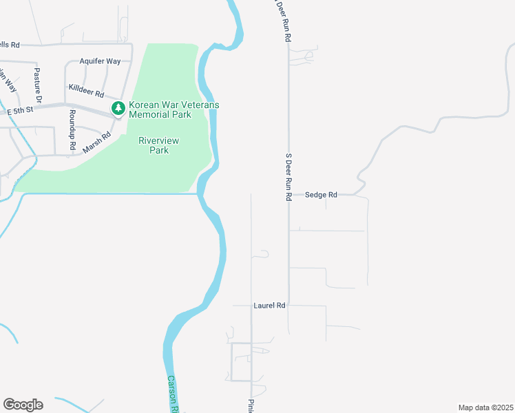 map of restaurants, bars, coffee shops, grocery stores, and more near 1127 Pinion Hills Road in Carson City