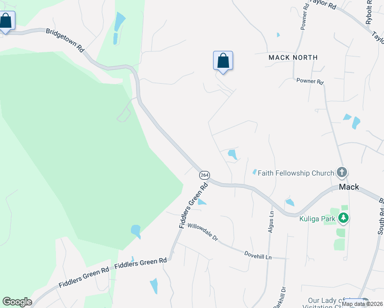 map of restaurants, bars, coffee shops, grocery stores, and more near 7054 Bridgetown Road in Cincinnati