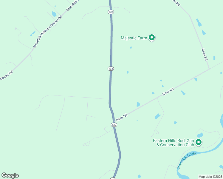 map of restaurants, bars, coffee shops, grocery stores, and more near 5671 Ohio 132 in Batavia