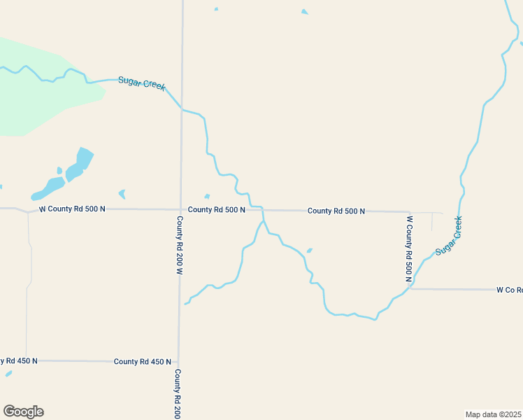 map of restaurants, bars, coffee shops, grocery stores, and more near 1719 West County Road 500 North in Sullivan