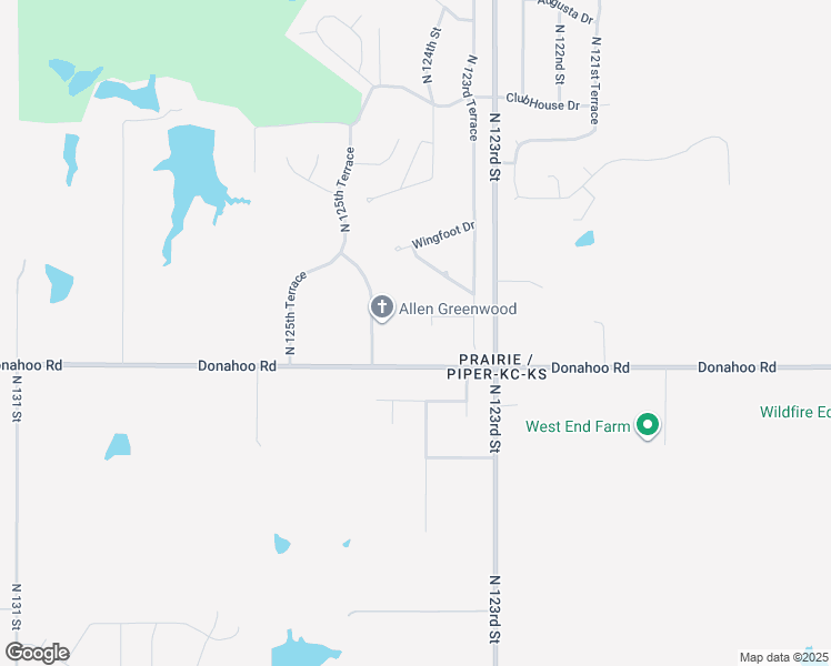 map of restaurants, bars, coffee shops, grocery stores, and more near 12415 Warson Drive in Kansas City