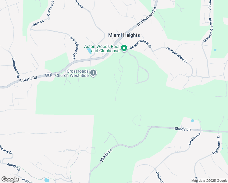 map of restaurants, bars, coffee shops, grocery stores, and more near 3482 Chestnut Park Lane in Cleves