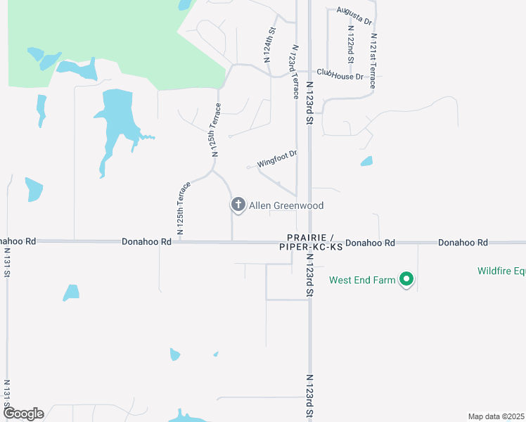 map of restaurants, bars, coffee shops, grocery stores, and more near 12415 Warson Drive in Kansas City