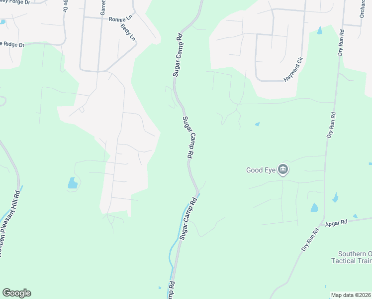 map of restaurants, bars, coffee shops, grocery stores, and more near 5407 Sugar Camp Road in Milford