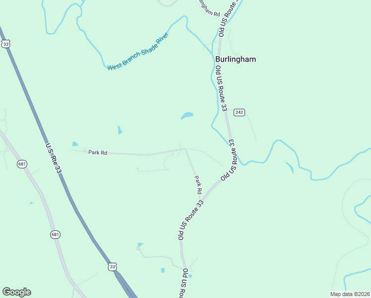 map of restaurants, bars, coffee shops, grocery stores, and more near 40779 Park Road in Shade